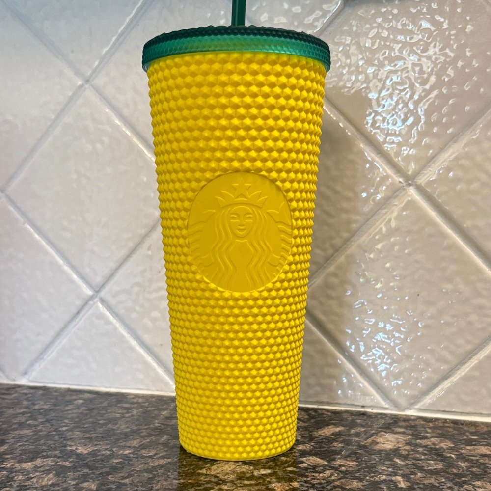 Starbucks Hawaii Exclusive Collection Matte Studded Pineapple Tumbler